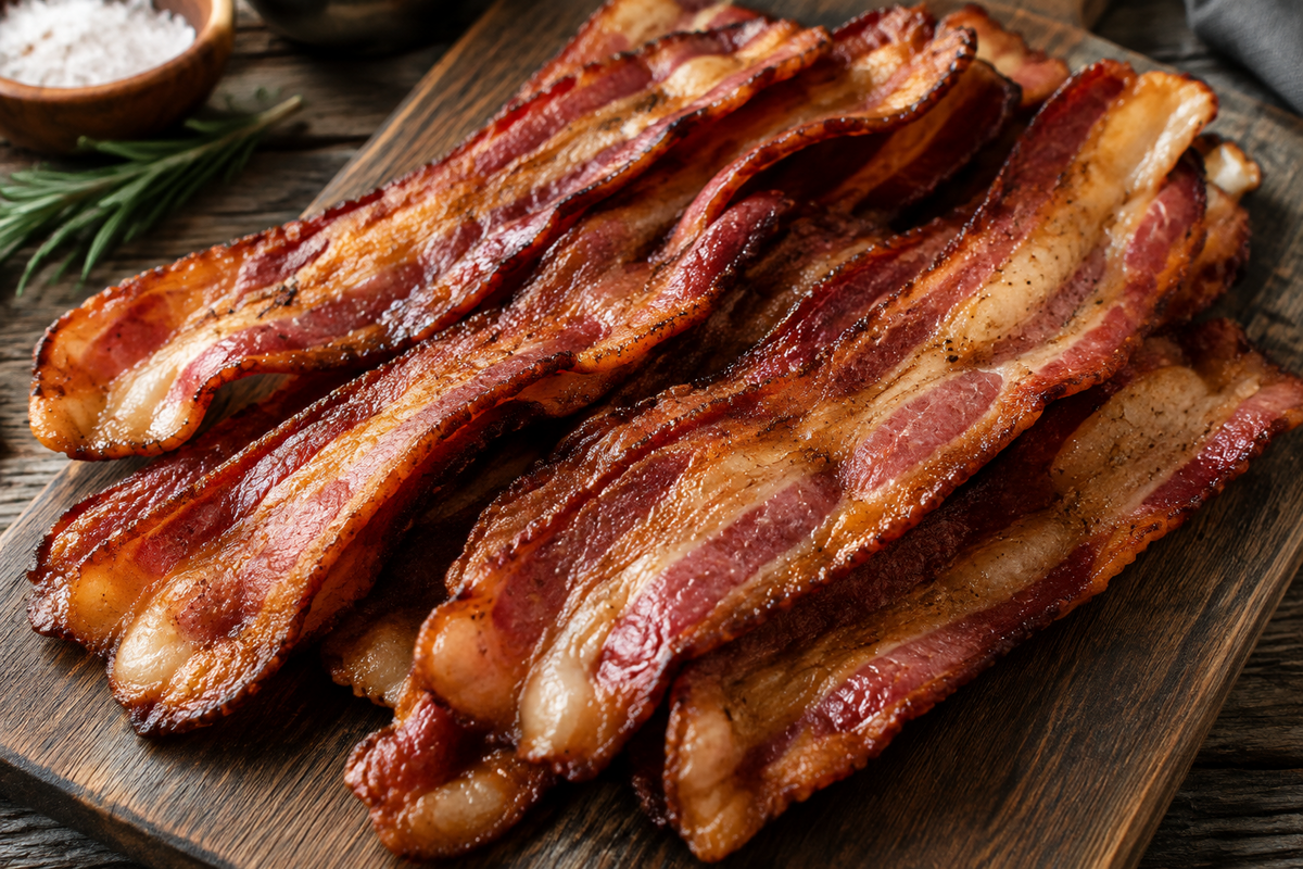 100 % Grass Fed & Finished Beef Bacon