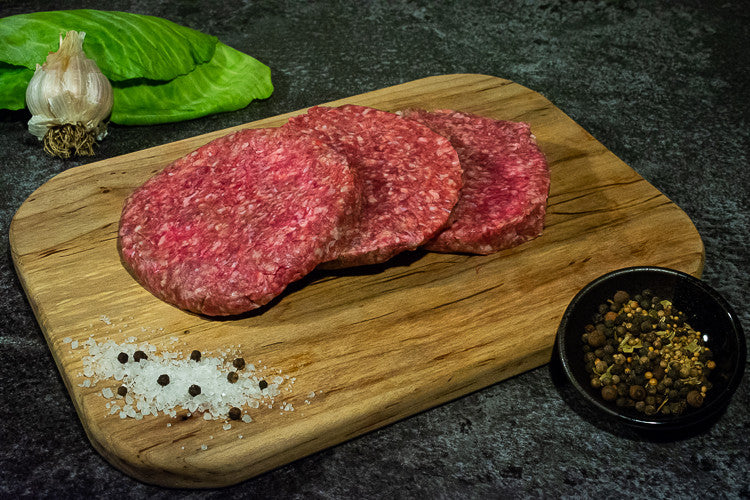 100% Grass-Fed & Grass-Finished Beef Patties (1 lb)