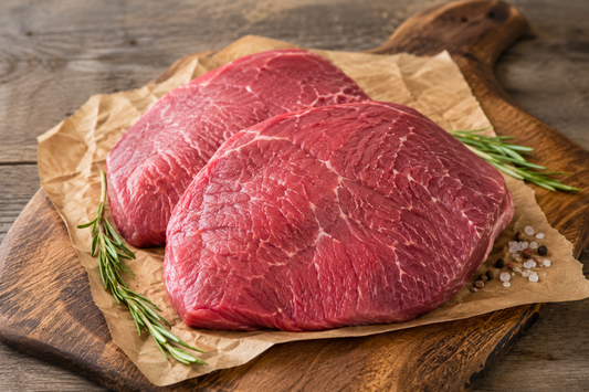 100% Grass-Fed and Finished Round Sirloin Tip Steak