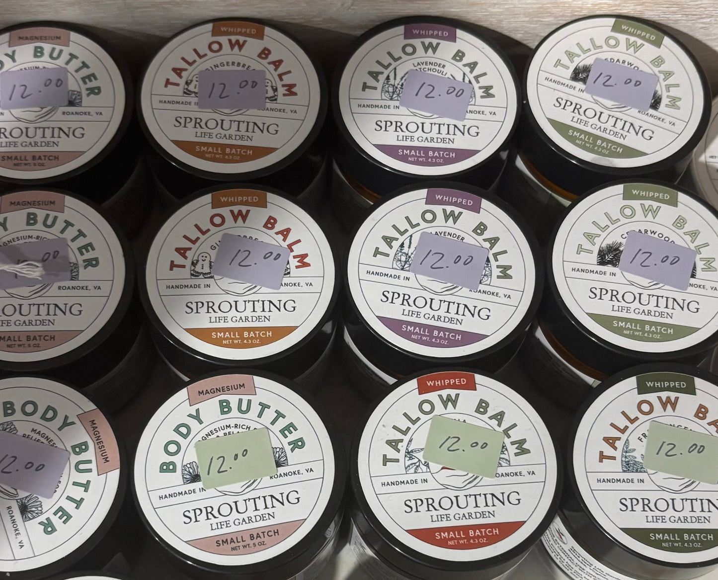 Sprouting Life Garden Tallow Balm
