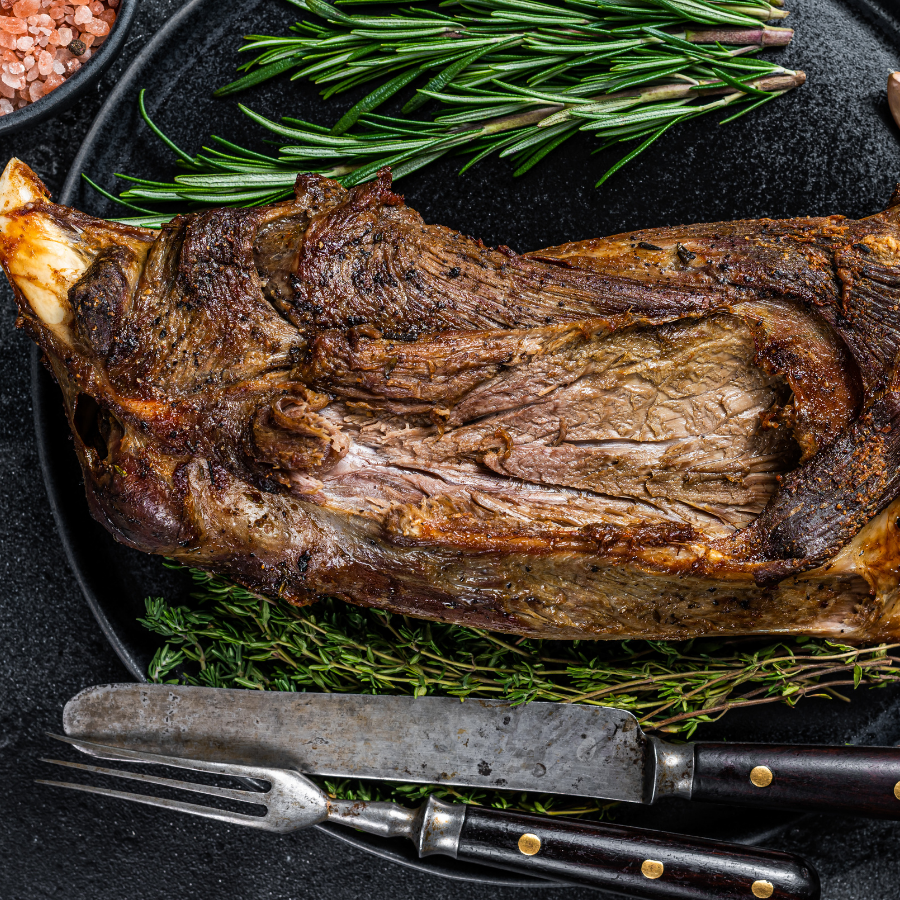 100% Grass-Fed and Finished Bone-In Mutton Shoulder Roast