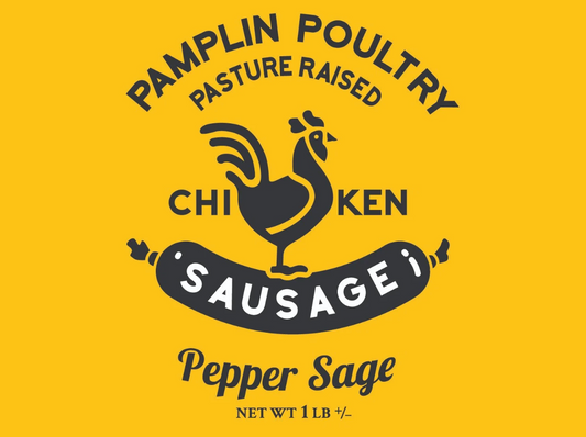 Pasture-Raised Pepper Sage Ground Chicken Sausage