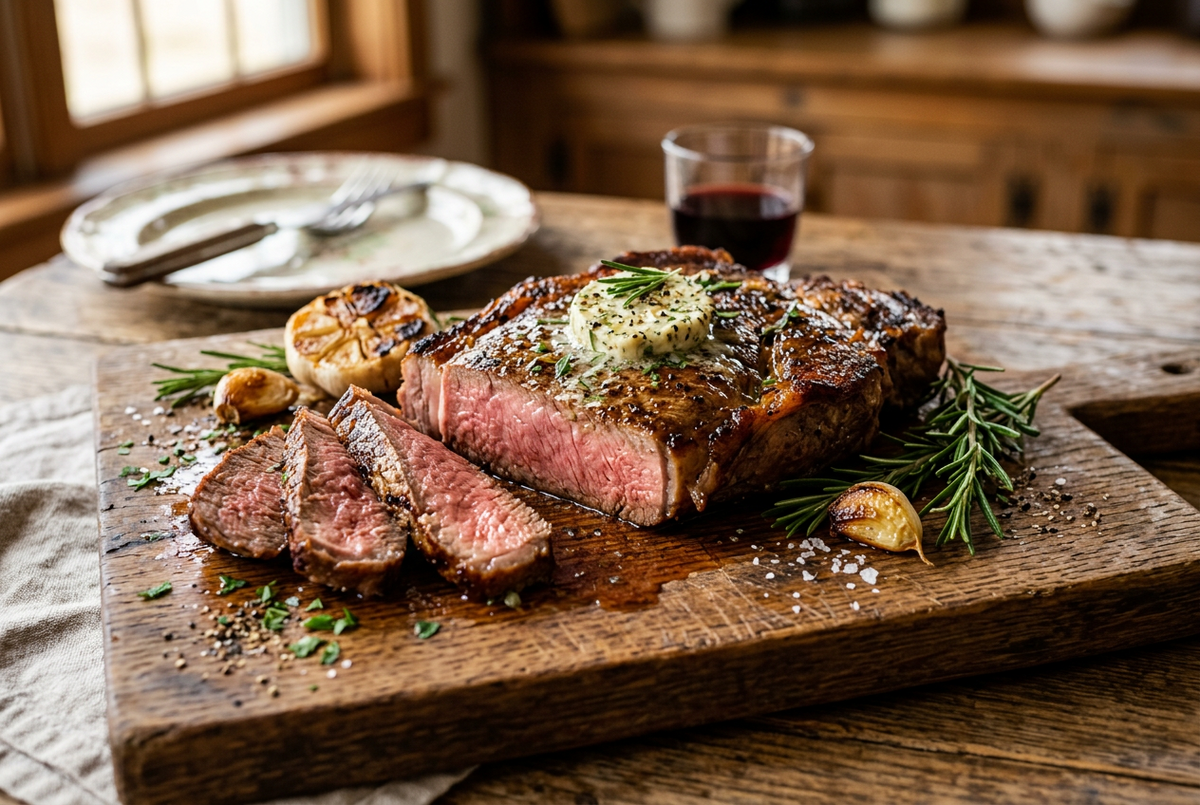 100% Grass-Fed and Finished Chuck Ranch Steak