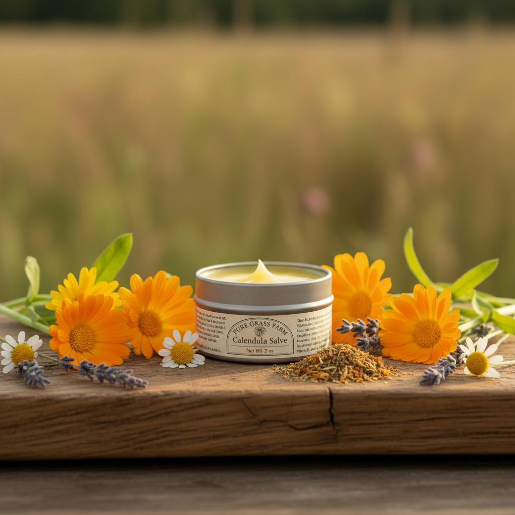 Sprouting Life Garden Calendula Salve